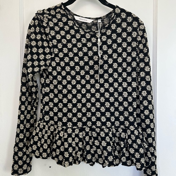 NWT Rebecca Taylor Lace Peplum Top - Picture 4 of 5